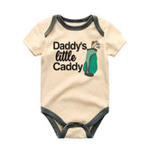Daddy's Little Caddy Baby Bodysuit, cute fathers day gift, Golfing Buddy, Golf Lover, Future Golfer baby clothes